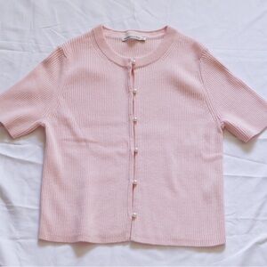 Abercrombie & Fitch Pink Cardigan Sweater